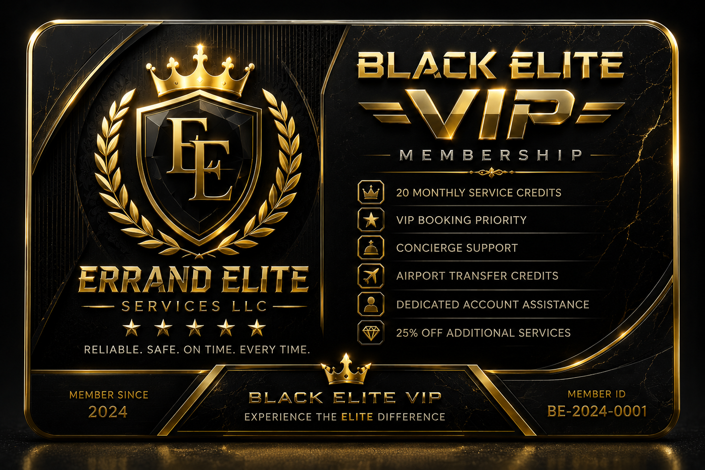 BLACK ELITE MEMBERSHIP